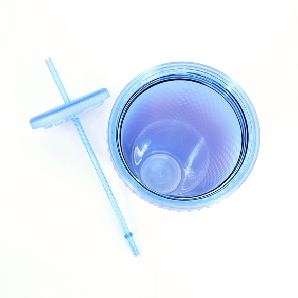 Starbucks 2024 Periwinkle Gradient Ombré Studded Bling Soft Touch Tumbler NWT - Picture 3 of 5